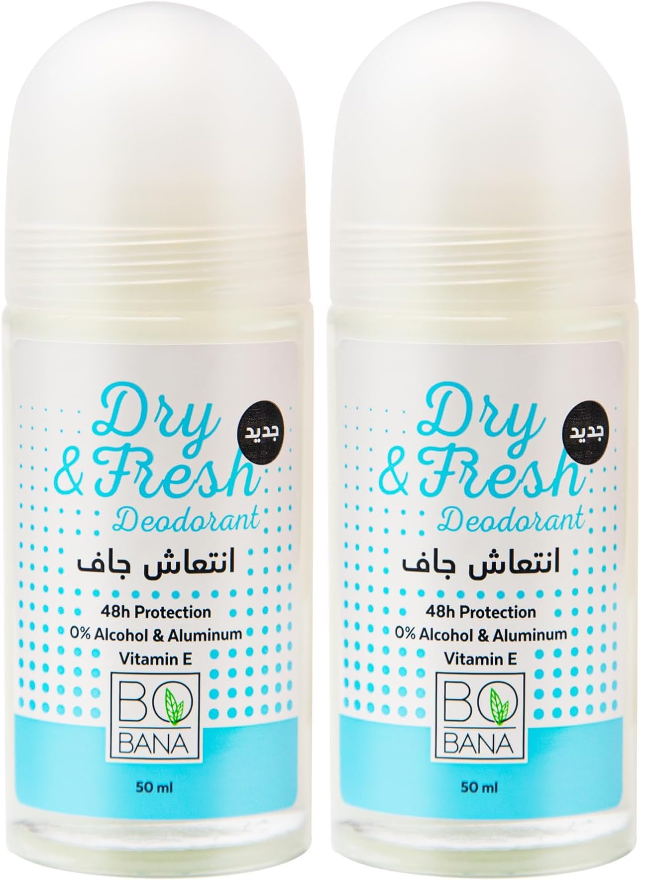 Bobana deodorant dry & fresh 50 ml (Pack of 2)