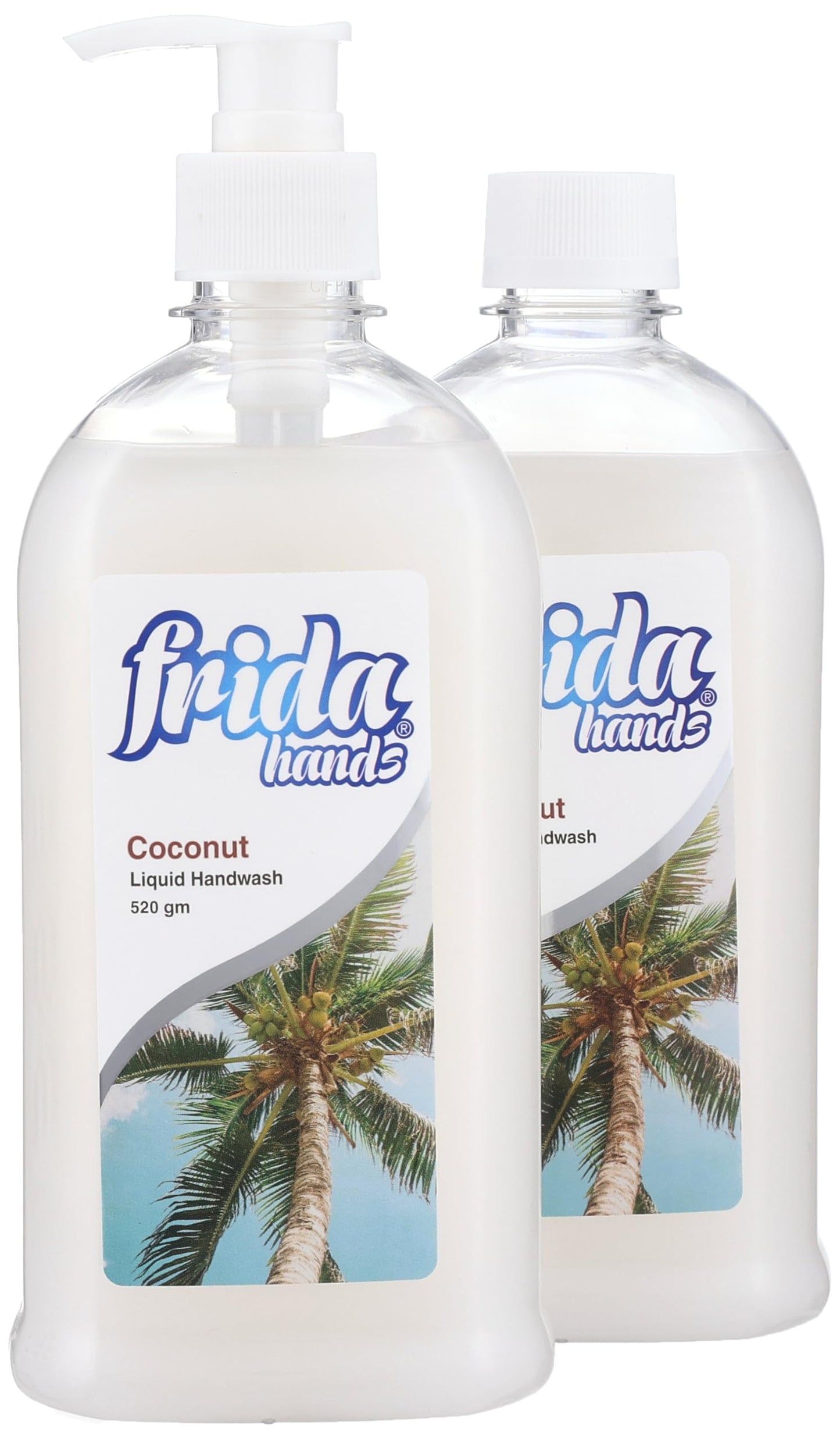 Frida hands liquid handsoap Coconut, 520 gm economy 1+1