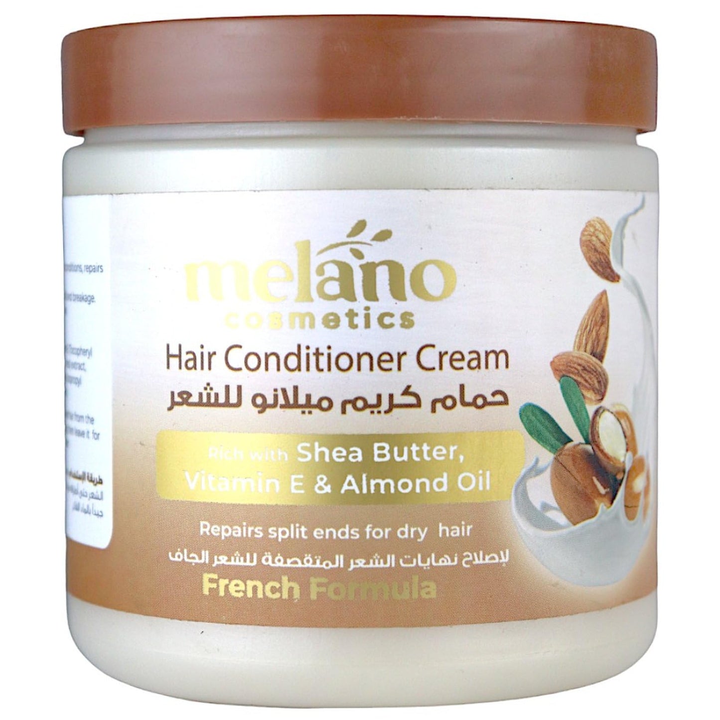 Melano Pharma Melano hair conditioner cream 500ml with shea butter, vitamin e, & almond oil