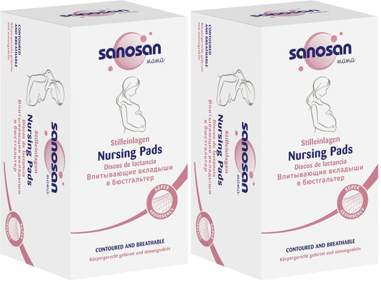 Sanosan Nursing pads 30 pieces (Pack of 2)