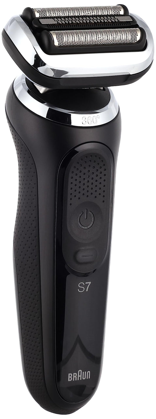 Braun Series 5 Wet & Dry Electric Shaver, SensoFlex, AutoSense, Travel Kit, Black - Braun Max 100 Years Limited Edition – MBS7