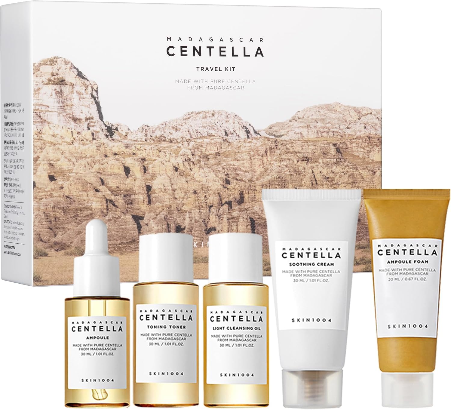 SKIN1004 Madagascar Centella Travel Kit Pouch 5 pcs Kit