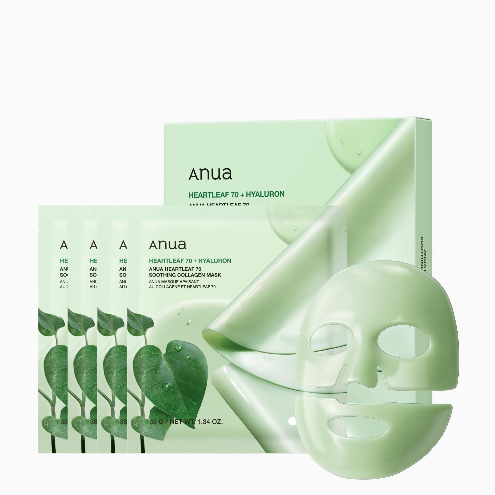 Anua Heartleaf 70 Soothing Collagen Mask, 38g