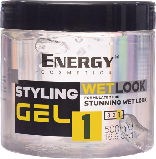 Energy Cosmetics Energy No. 1 Wet Look Styling Hair Gel 500 ml