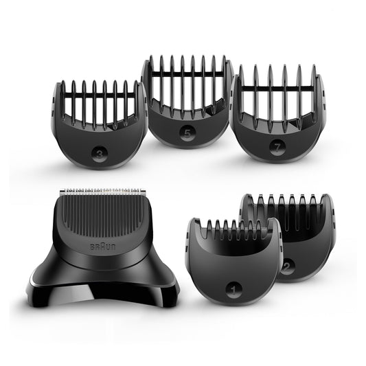Braun Beard Trimmer Head +5 Combs Compatible With Series 3 Shavers – BT32