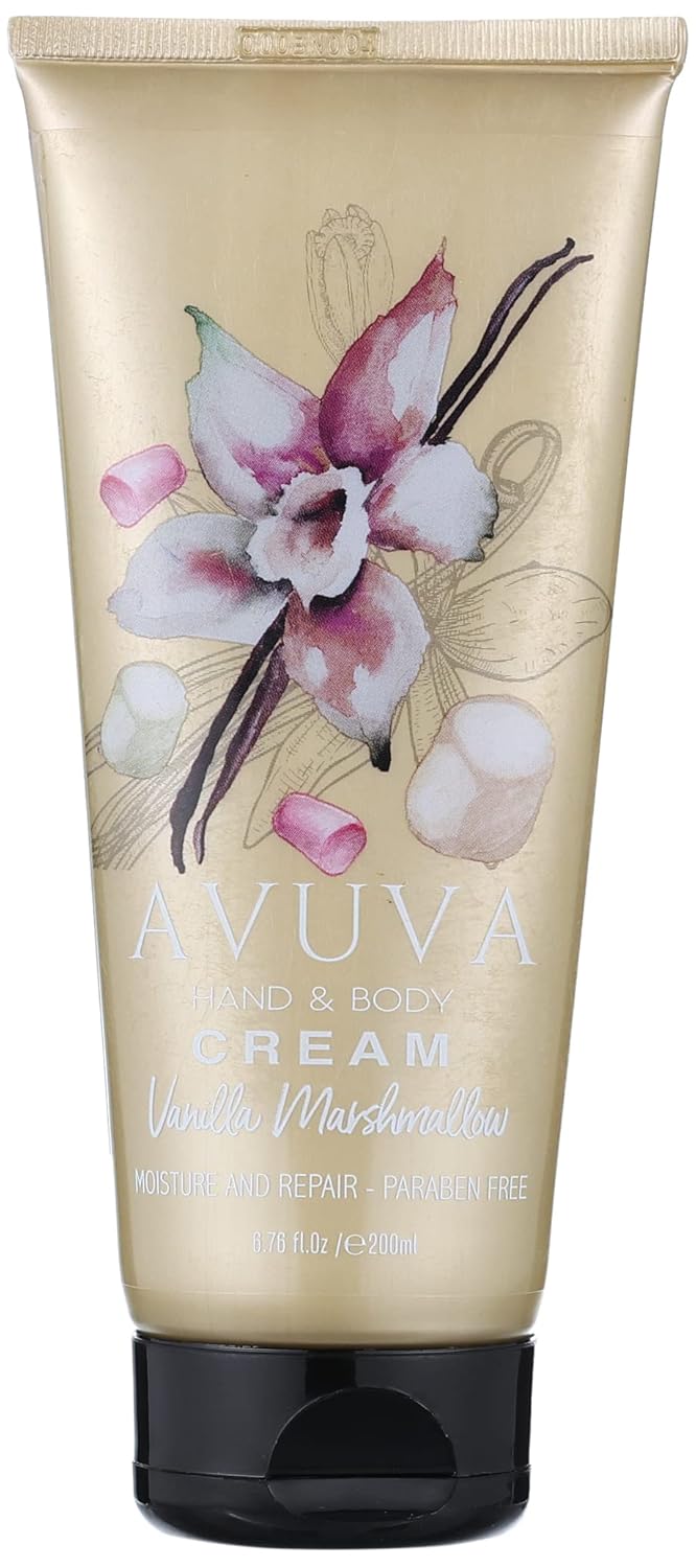Avuva Hand&Body Cream Vanilla Marshmallow 200ml (Packing may vary)