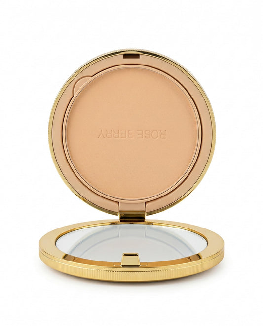 Rose Berry Pressed Powder, Delicate Velvet Finish with Light Setting Effect, 13.5g, Shade R03
