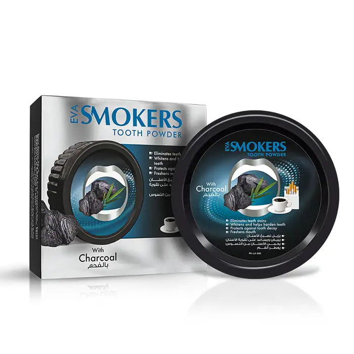 Eva Smokers Cleansing Tooth Powder With Charcoal 40 Gm