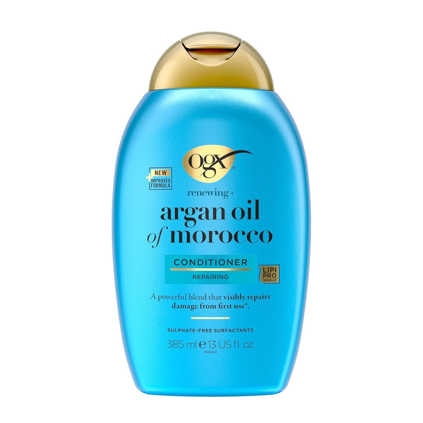 OGX Argan Oil of Morocco Conditioner (385 ml), Regenerating Hair Conditioner Visibly Repairs Hair Damage After First Use, Hair Care Conditioner with Argan Oil for Damaged Hair