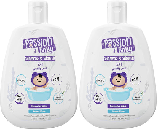 Passion baby shampoo &Shower 2x1 275 ml (Pack of 2)