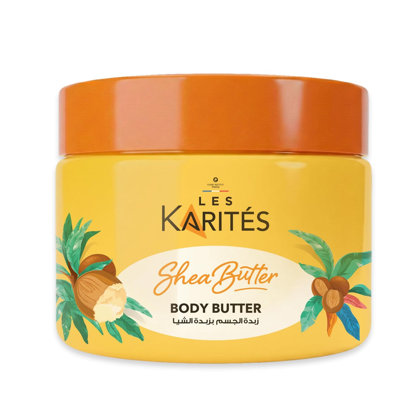 Les Karités Deep Moisturizing Body Butter (250ml) - Intense Hydration with Shea Butter, Coconut Oil & Cocoa Butter - 0% Paraben - Restores Radiance for Very Dry Skin
