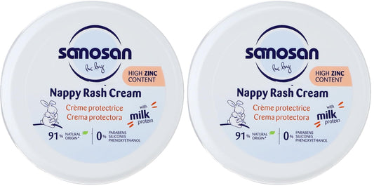 Sanosan Nappy Rash cream 150 ml (Pack of 2)