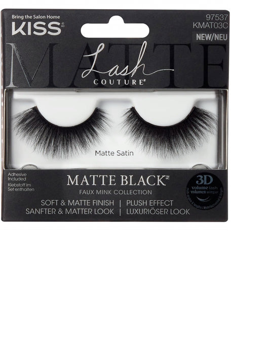 Kiss 03 KMAT03C 3D Matte Lash Couture Faux Mink
