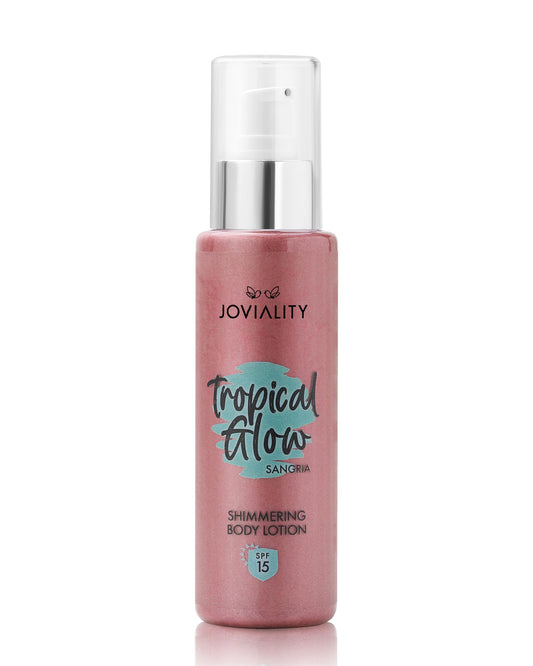 Joviality Tropical Glow Shimmering bronzing Lotion SPF15 Sangria