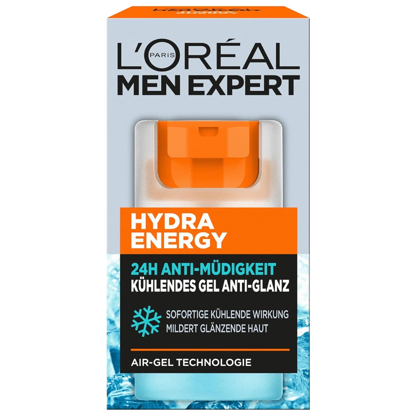 L'Oréal Men Expert Cooling Gel for Men Anti Shine Anti Fatigue Hydra Energy 1 x 50ml