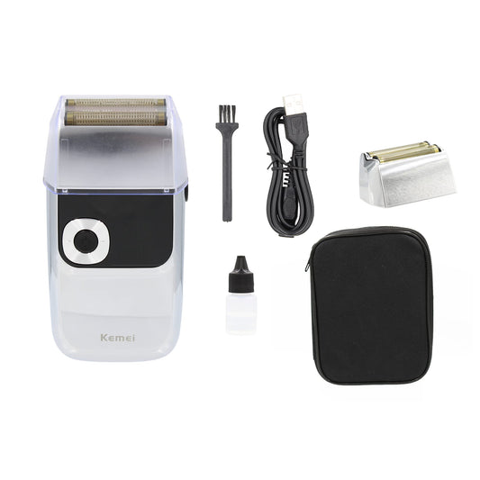 KEMEI KM-2028 Professional Electric Shaver (Silver)