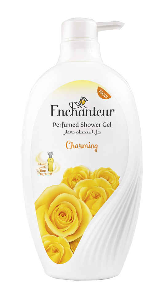 Enchanteur Charming Shower Gel, shower experience with fine floral fragrance, 550ml
