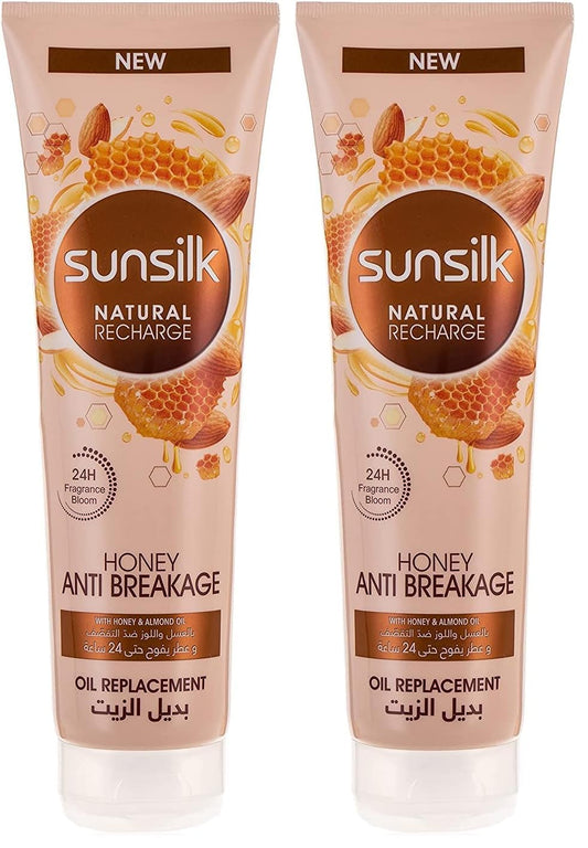 Sunsilk Oil Replacement Cream Anti Breakage with Honey 300ML (Pack of 2)