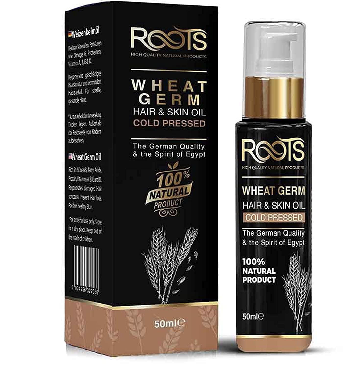 Go Natural Pure cosmetics Wheat germ oil -50 Ml