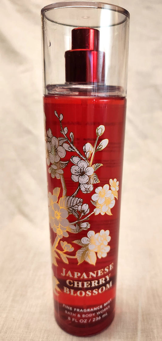 Bath & Body Works Bath and Body Works JAPANESE CHERRY BLOSSOM Fine Fragrance Mist 8 FL OZ (Packaging Varies)