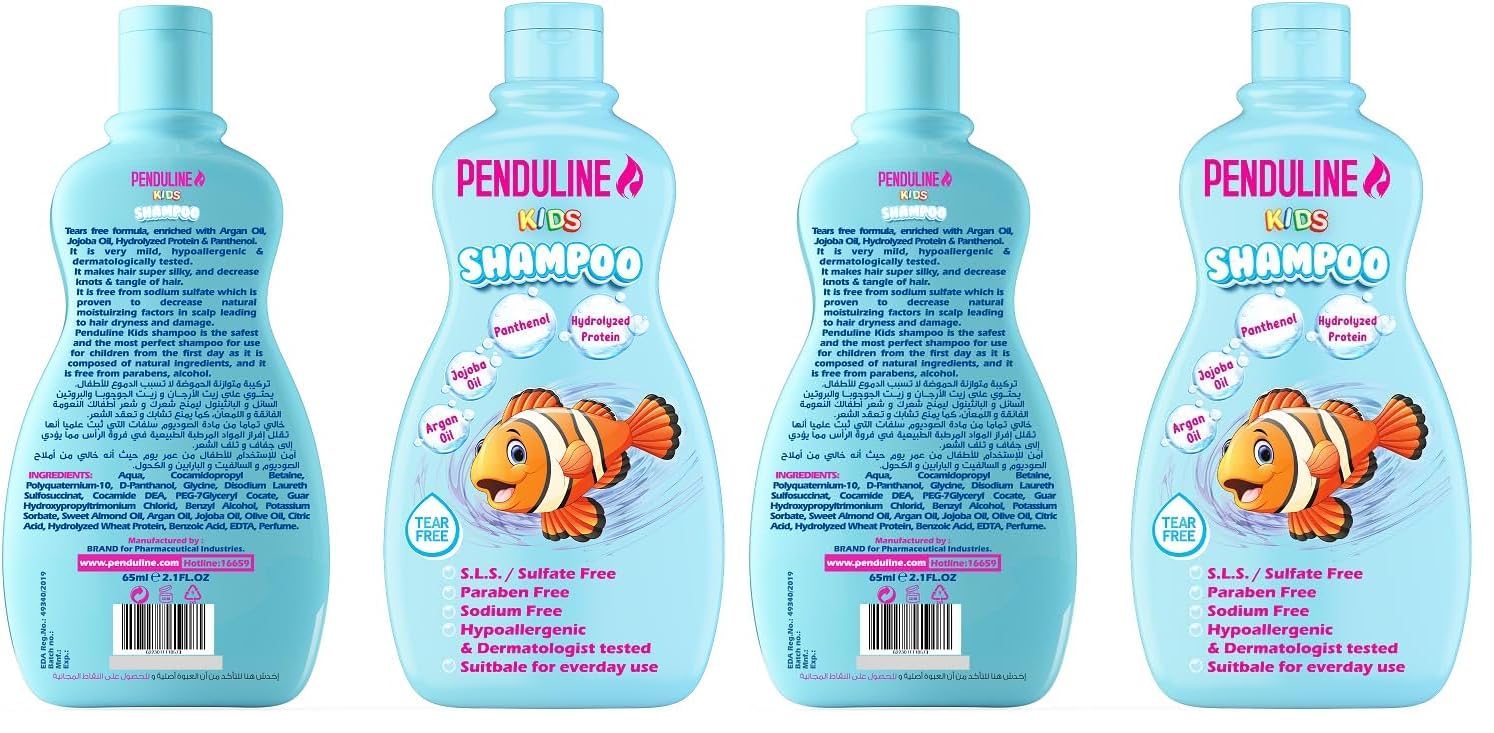 penduline Shampoo for Kids, 65 ml (Pack of 2)
