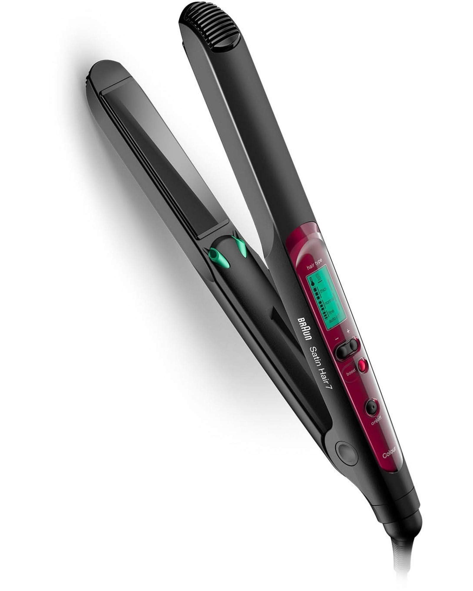 Braun Satin Hair 7 ST750 Straightener with Colour Saver Technology & IONTEC Technology – International Warranty
