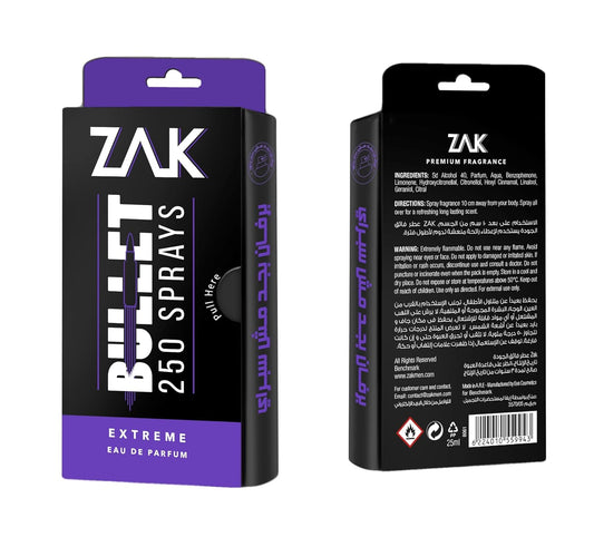 ZAK Extreme - Eau De Parfum - 25 ml