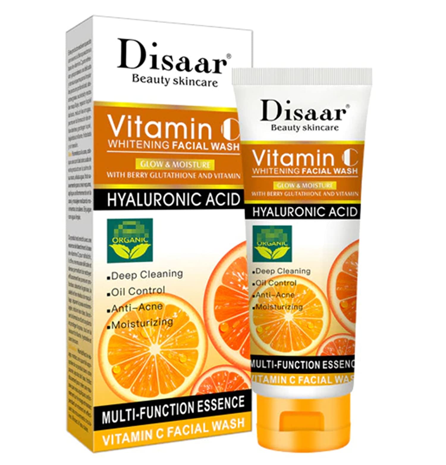 DISAAR Beauty Skincare Vitamin C Foam Facial Wash - 100ml