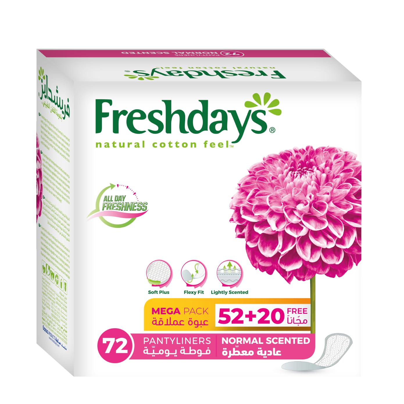 Freshdays Normal Scented 72 Pads