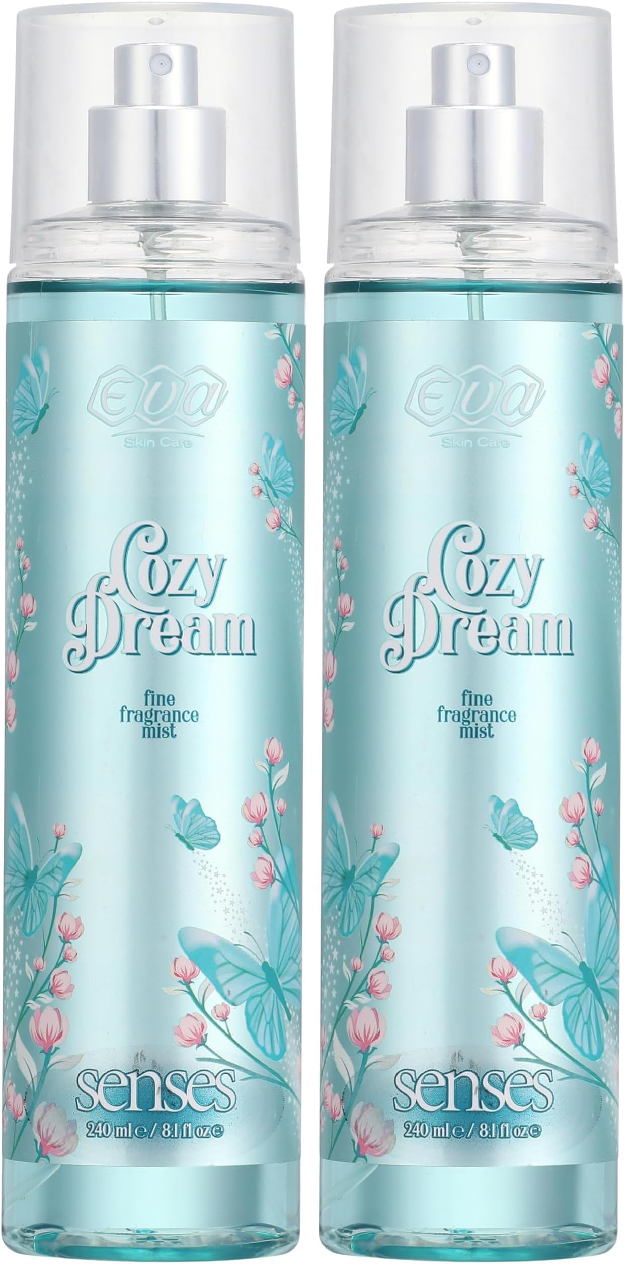 Eva Skin Care Senses Body Splash - Cozy Dream 240 ml (Pack of 2)