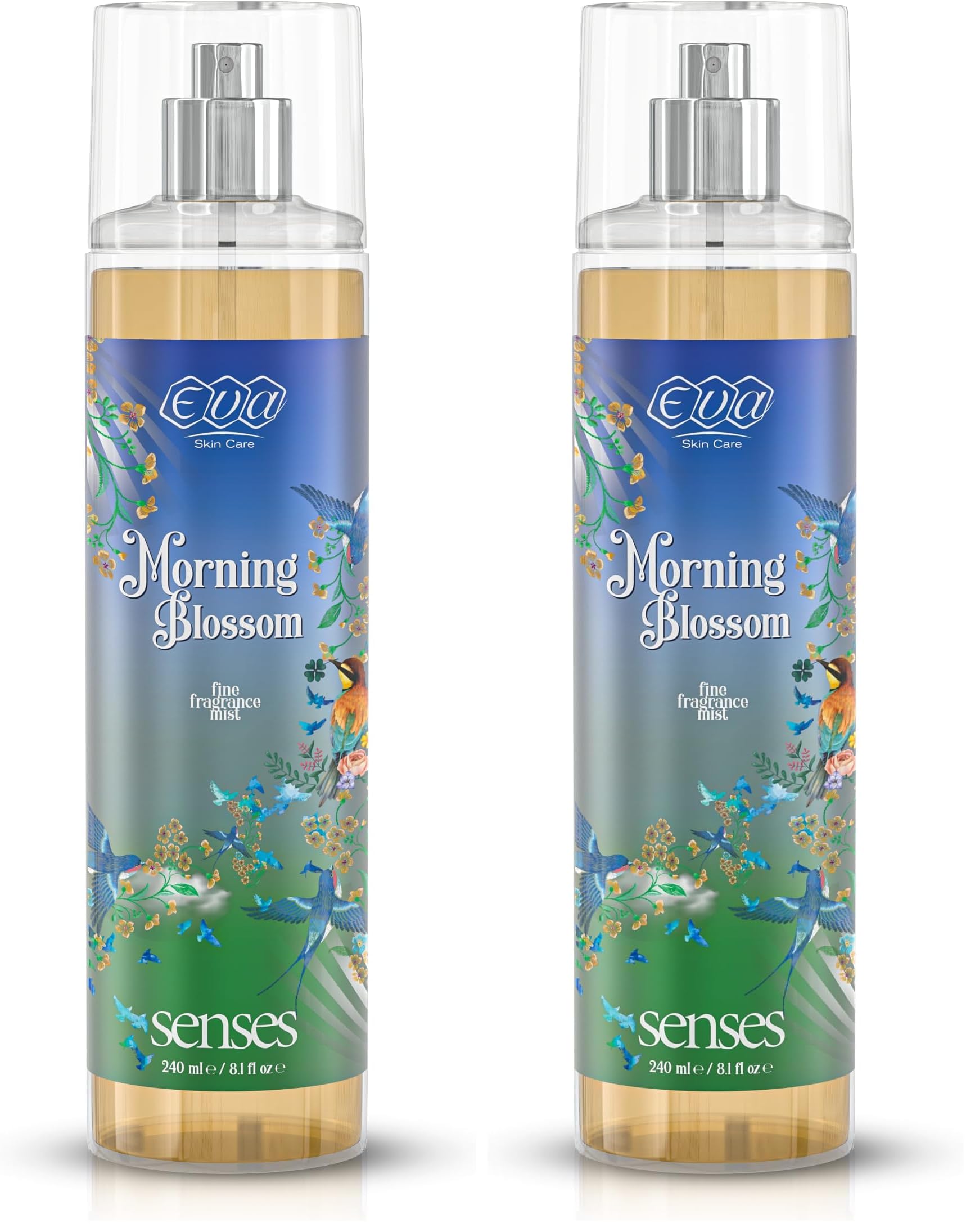 Eva MORNING BLOSSOM BODY MIST SENSES 240ML (Pack of 2)