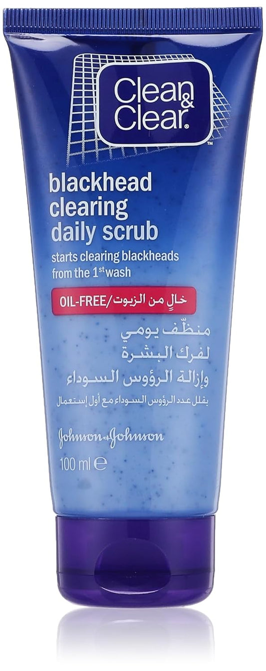 Clean & Clear Daily Facial Scrub, Blackhead Clearing, 100ml