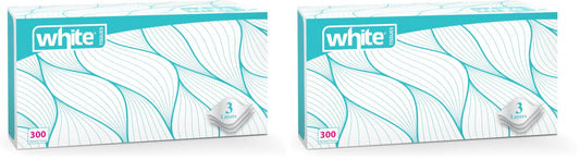 White tissue - 300 sheets assorted colors (Pack of 2)