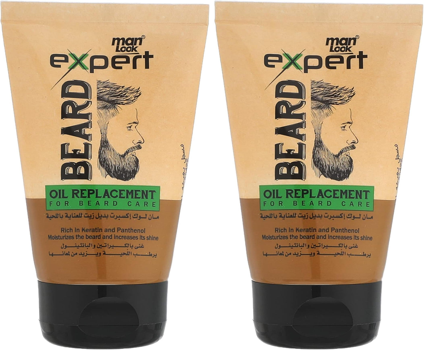 MANLOOK Oil Replacement for Beard Care, 100ml (Pack of 2)
