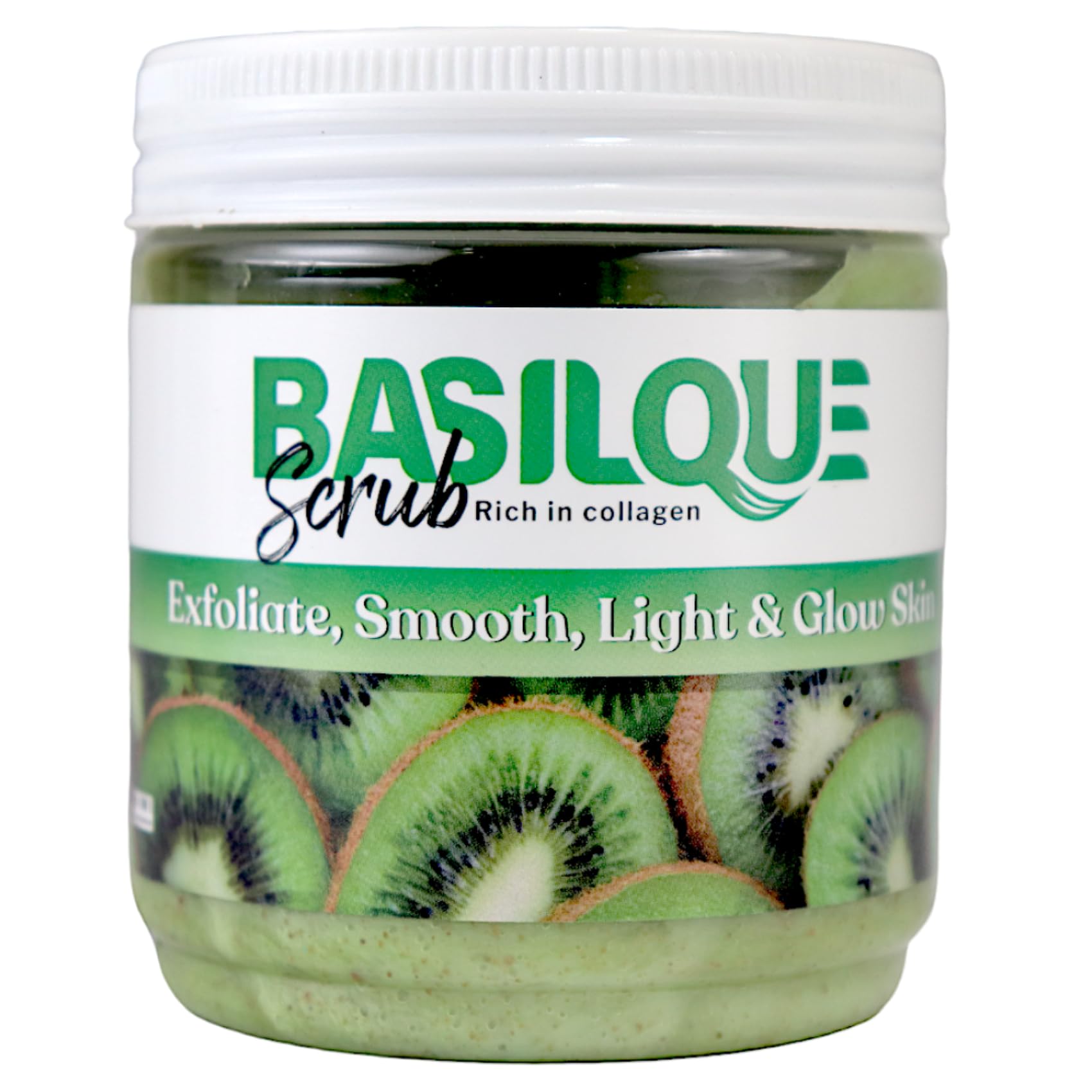 Melano Pharma Basilque kiwi face scrub, 300 gm