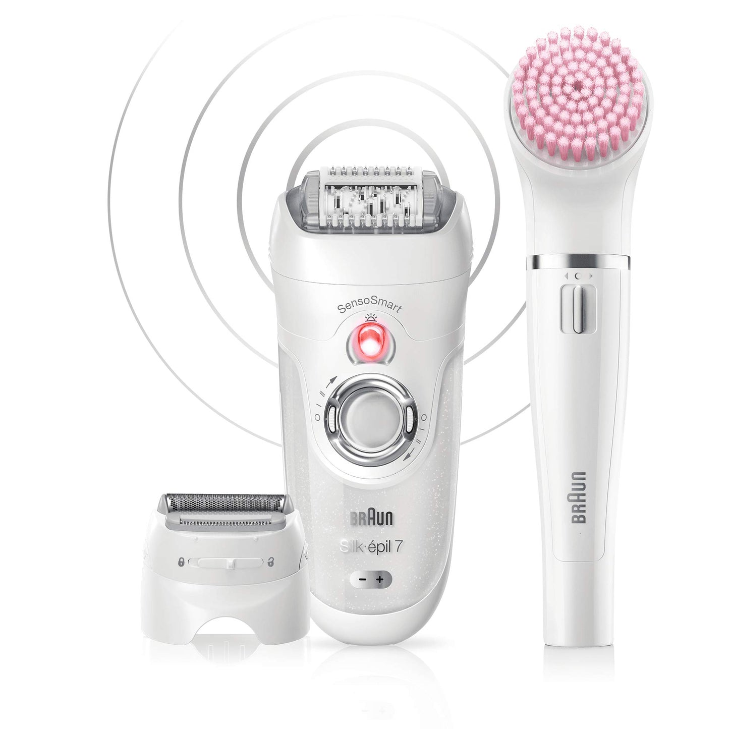 Braun Silk-épil Beauty Set 7 7/875 BS Wet & Dry epilator with 6 extras incl. Braun FaceSpa