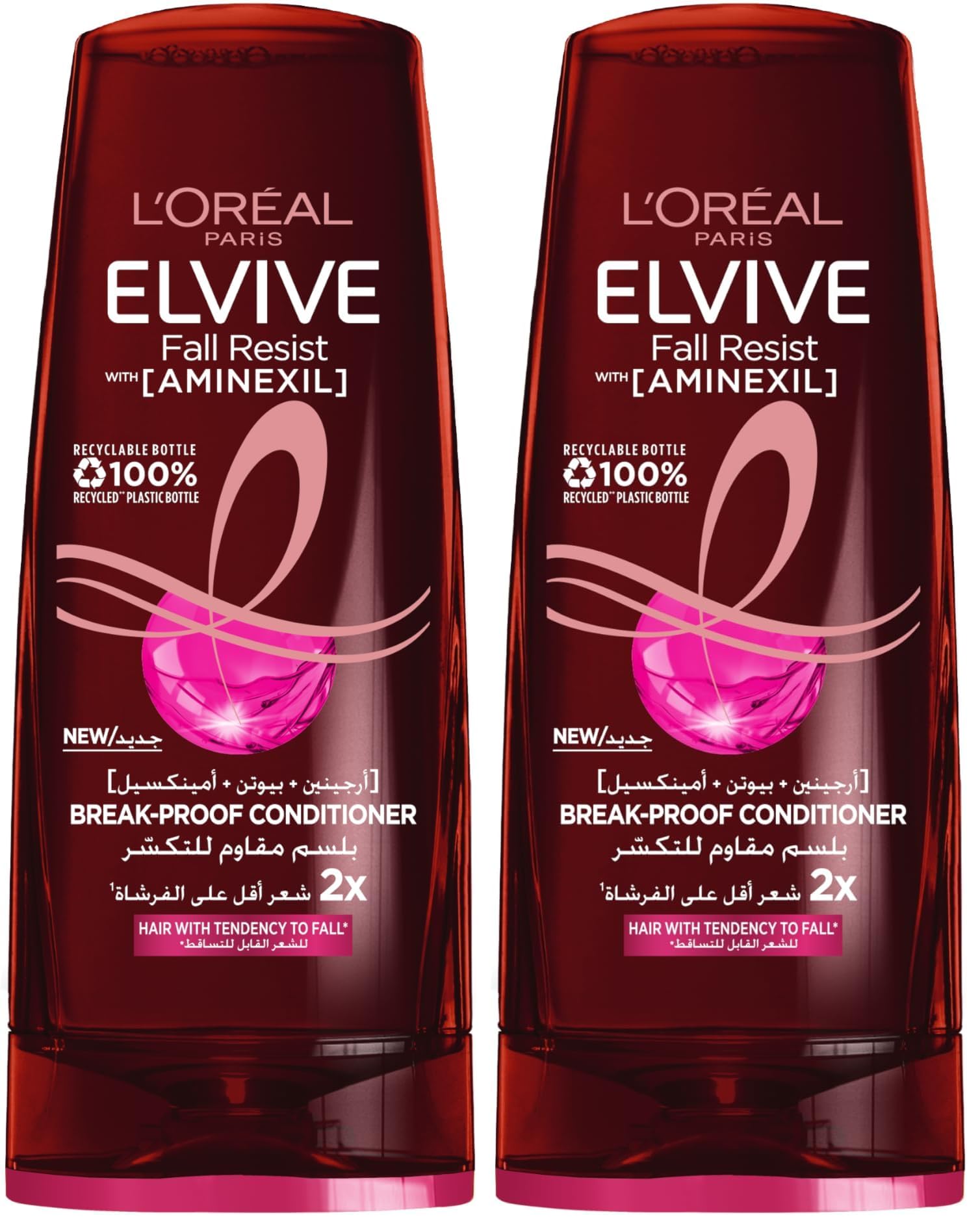 L’Oréal Paris L'Oréal Paris Elvive Full Resist Breakage Fighter Conditioner - 360 ml (Pack of 2)
