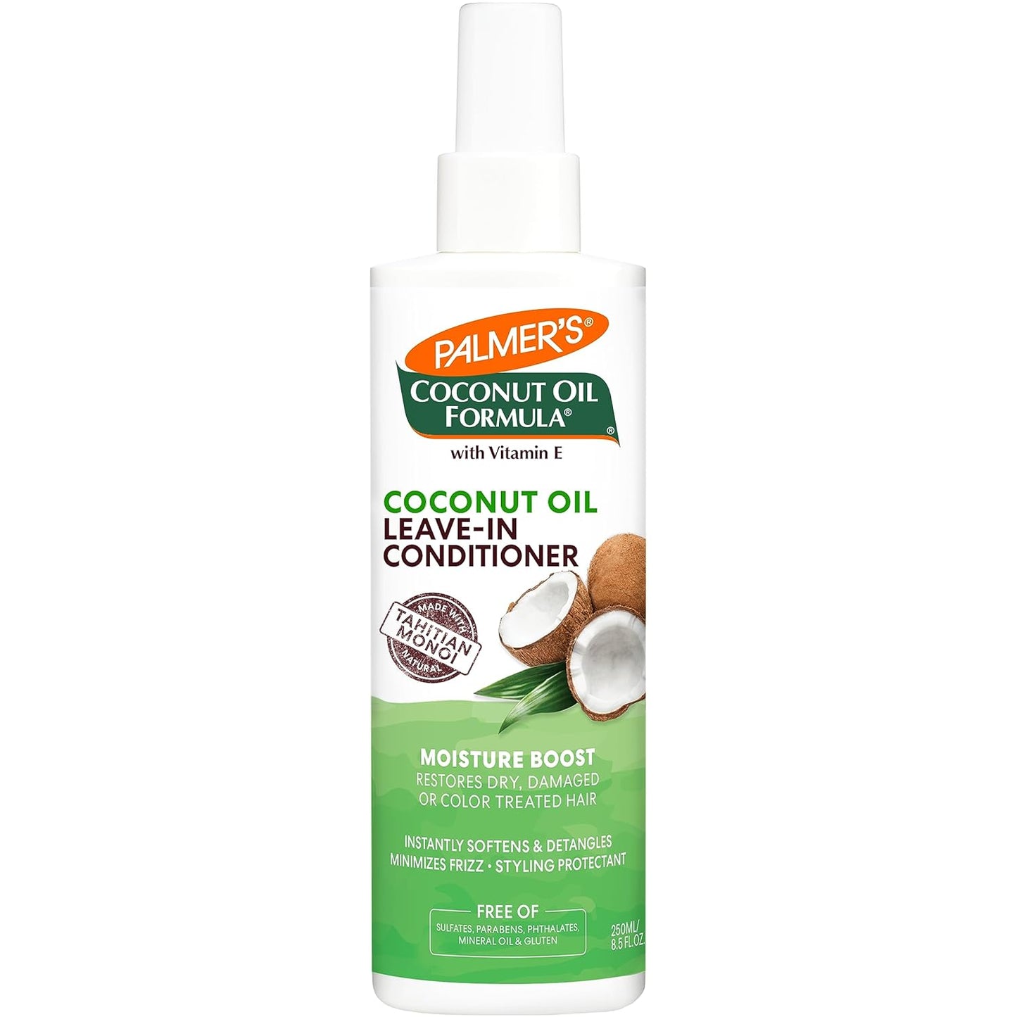 Palmer's Formula Leavein Conditioner 250 mL, Coconut Oil, Coconut, 8.5 Fl Oz
