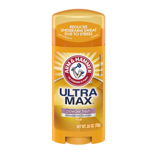 ARM & HAMMER Ultra Max Solid Antiperspirant Deodorant - Powder Fresh (73g)