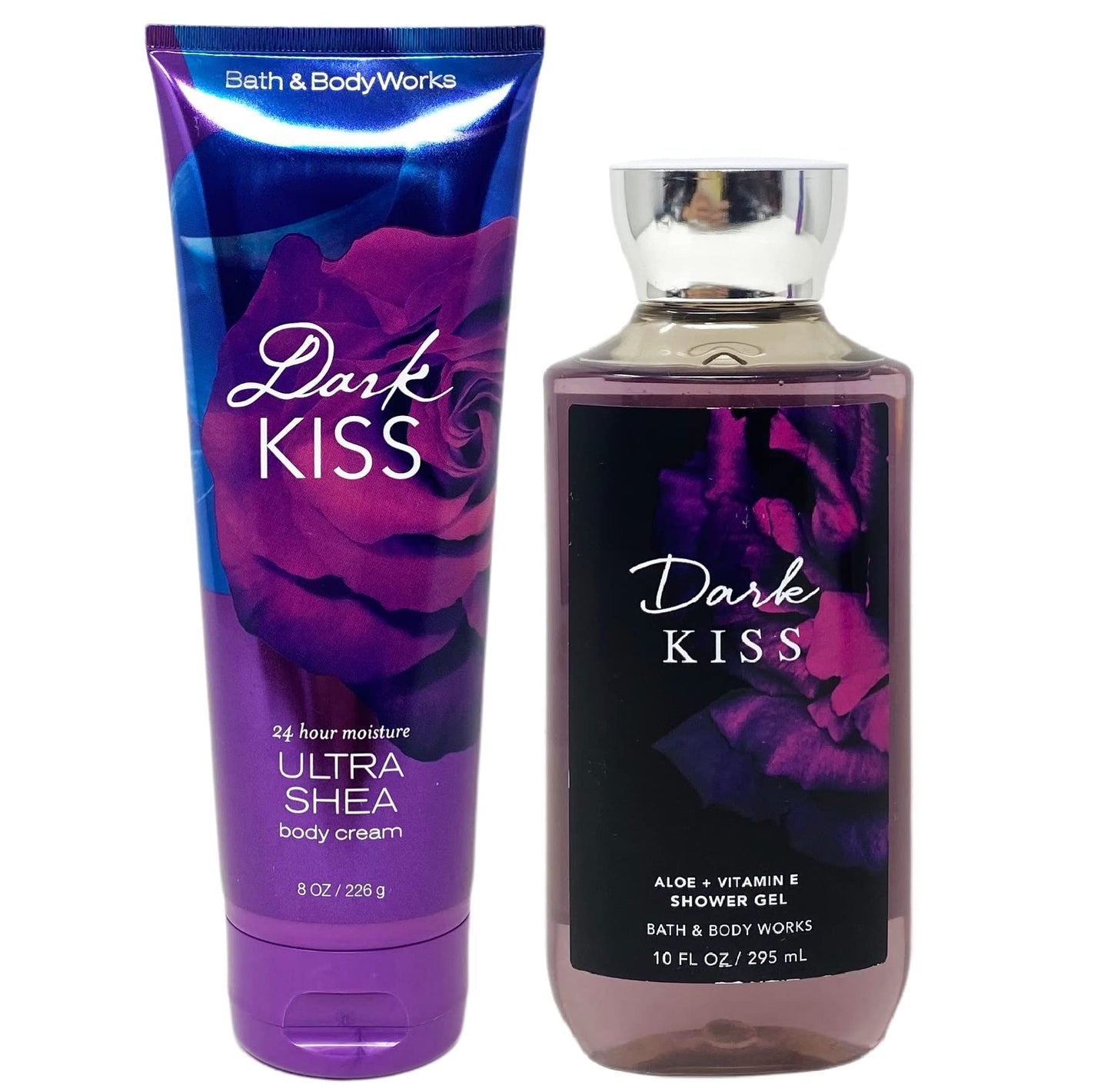 Bath & Body Works Signature Collection - Dark Kiss - Gift Set - Shower Gel & Ultra Shea Body Cream