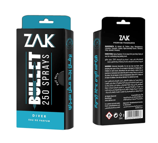 ZAK Diver - Eau De Parfum - 25 ml