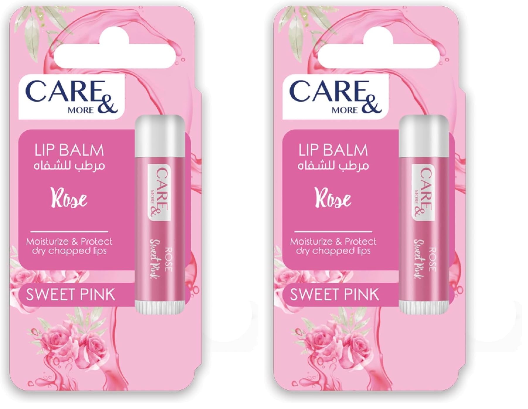 Care More Roses Lip Balm (Pack of 2)