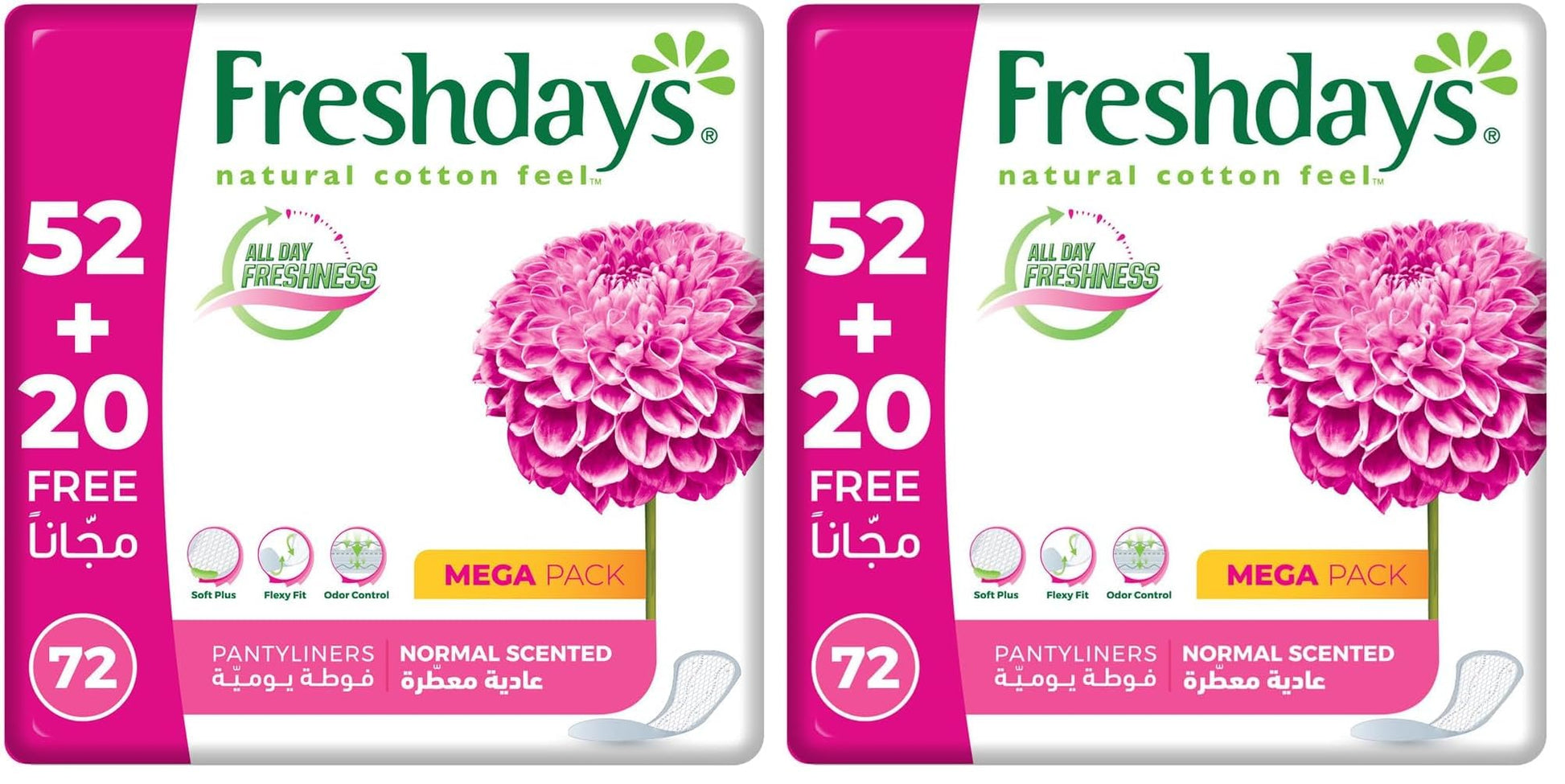 Freshdays Normal Scented 72 Pads (Pack of 2)