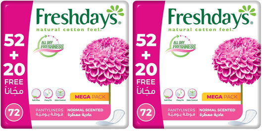 Freshdays Normal Scented 72 Pads (Pack of 2)