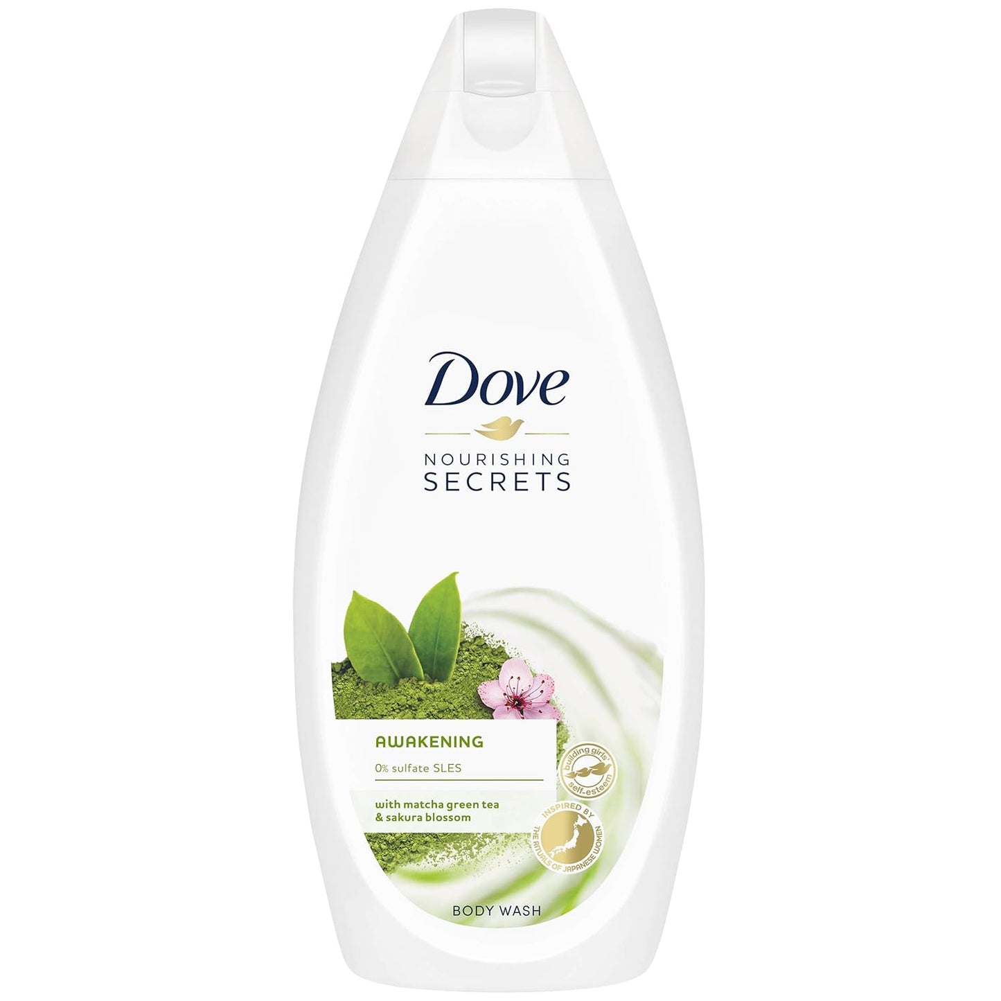 Dove Nourishing Secrets Awakening Body Wash with Matcha Green Tea & Sakura Blossom - 16.9 Fl Oz (500 ml)