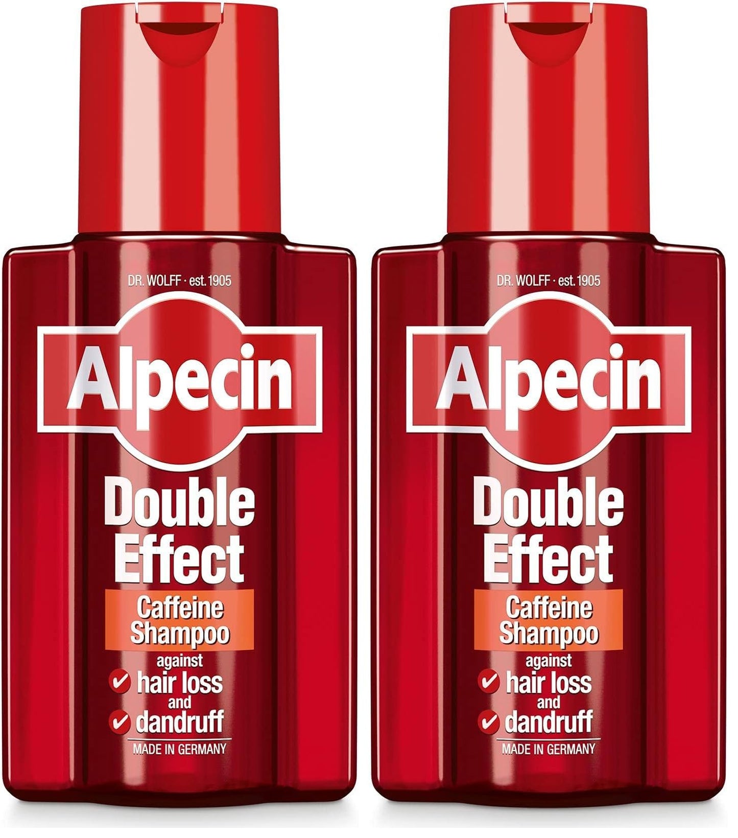 Alpecin Double Effect Caffeine Shampoo (Pack of 2)