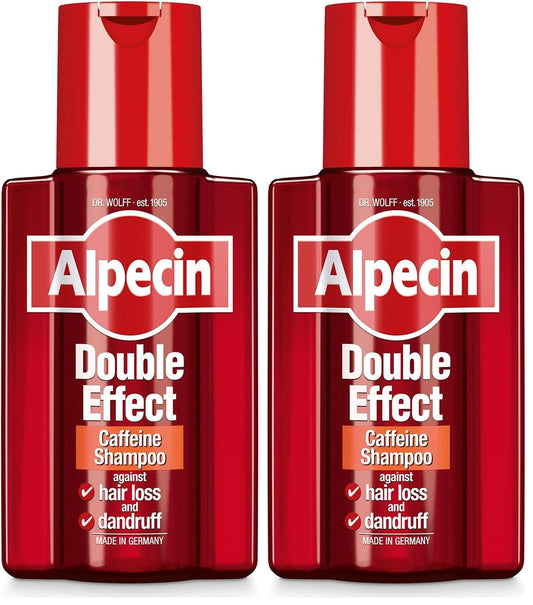 Alpecin Double Effect Caffeine Shampoo (Pack of 2)