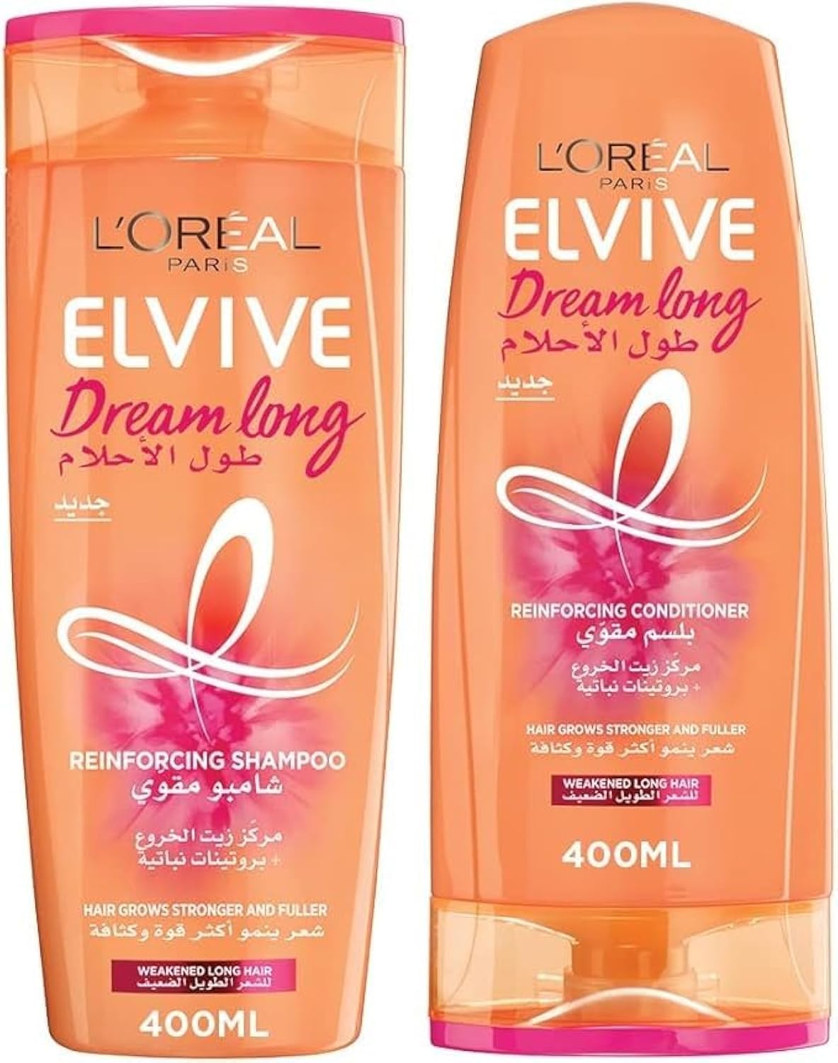 L’Oréal Paris Elvive Dream Long Straight Shampoo 400 ml + Conditioner 400 ml For Long Frizzy Hair
