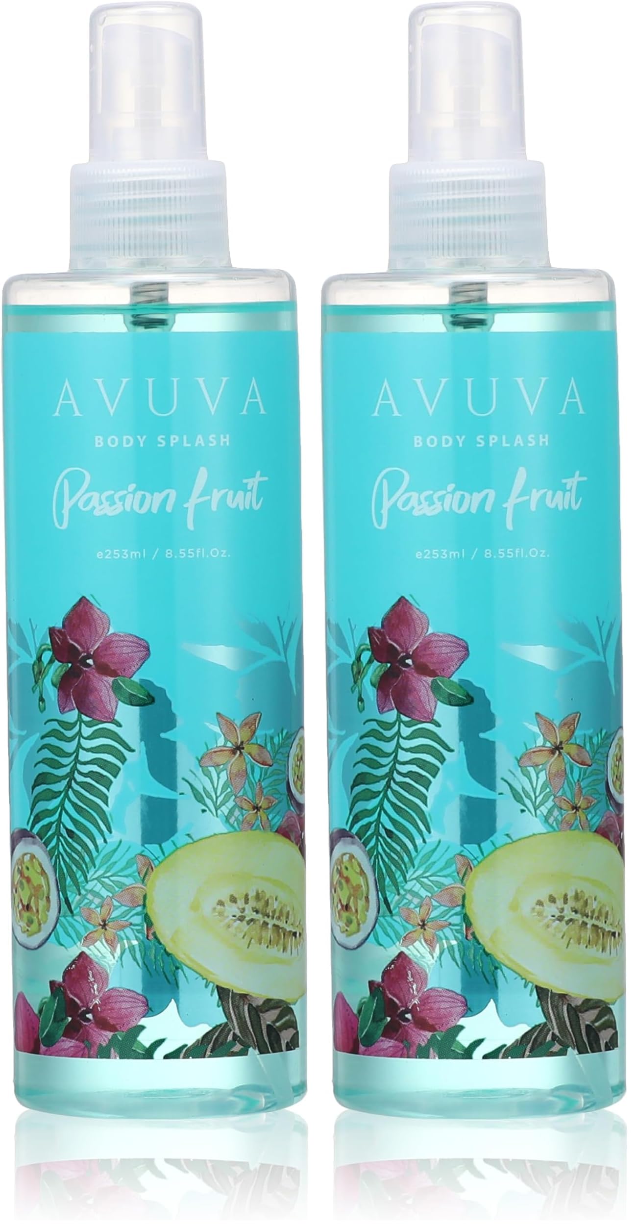 Avuva Body Splash Passion Fruit 253 ml (Pack of 2)