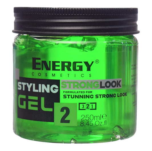 Energy Cosmetics Energy No. 2 Strong Look Styling Hair Gel 250 ml